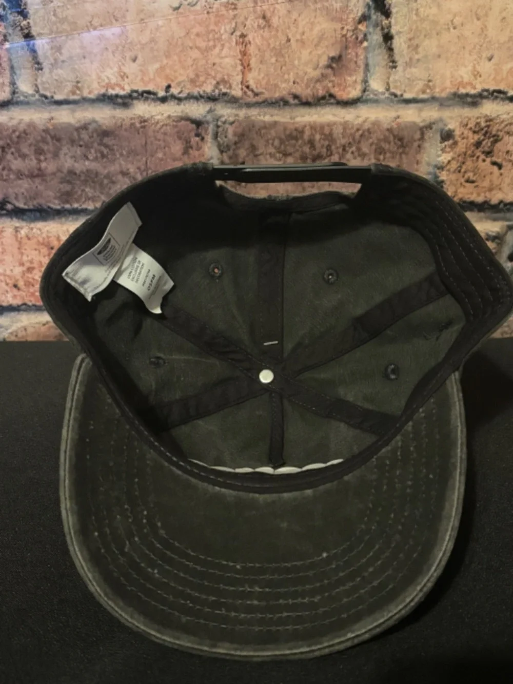 Ford Mustang Vintage look Washed Black Adjustable Snapback Hat
